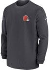 Main image for Nike Cleveland Browns Mens Grey Sideline Long Sleeve Sweatshirt