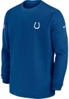 Main image for Nike Indianapolis Colts Mens Blue Sideline Long Sleeve Sweatshirt