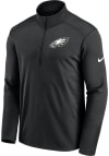 Main image for Nike Philadelphia Eagles Mens Black PACER Long Sleeve 1/4 Zip Pullover
