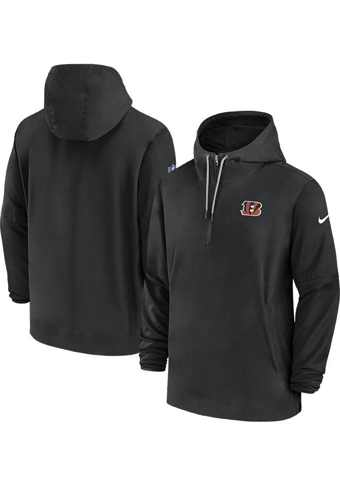 Nike Cincinnati Bengals Mens BLACK Sideline Player LTWT