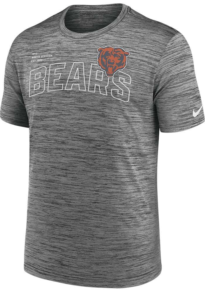 Nike Chicago Bears VELOCITY ARCH Short Sleeve T Shirt - BLACK
