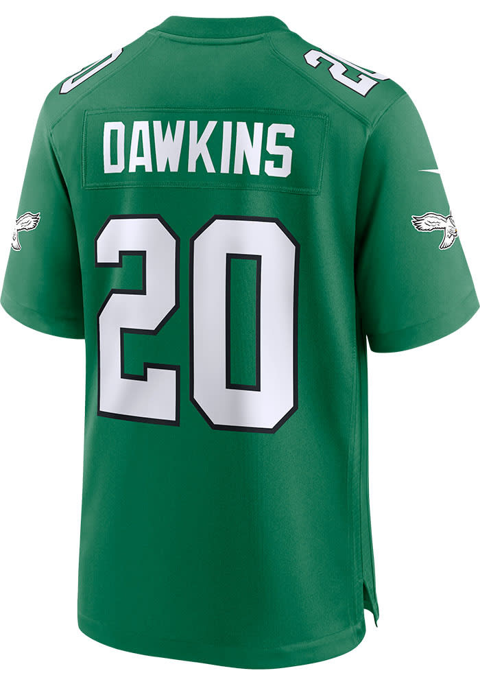 Brian Dawkins Philadelphia Eagles Alternate Game Jersey Kelly Green