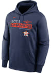 Main image for Nike Houston Astros Mens Navy Blue 2022 World Series Champions Long Sleeve Hoodie