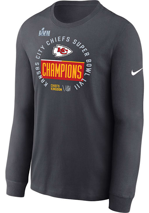 Nike Kansas City Chiefs 2022 Super Bowl LVII Trophy Champions Long