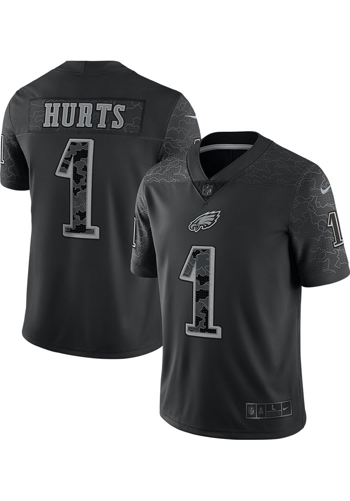 Jalen Hurts Philadelphia Eagles REFLECTIVE Black