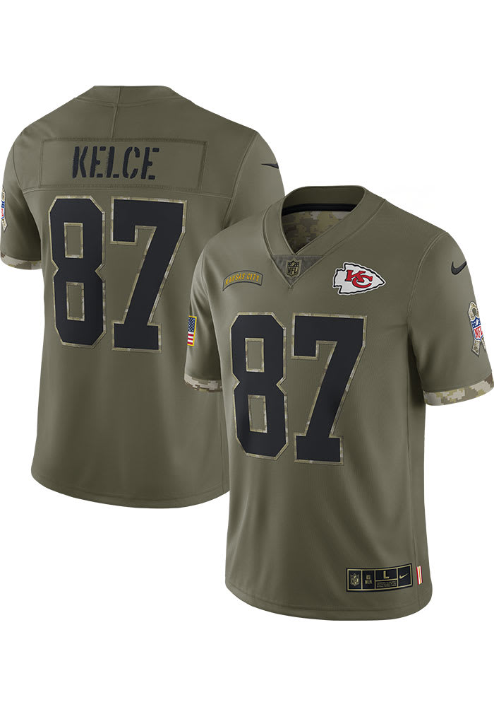 Nike Kansas City Chiefs No50 Willie Gay Jr. Olive/Camo Women's Stitched NFL Limited 2017 Salute To Service Jersey