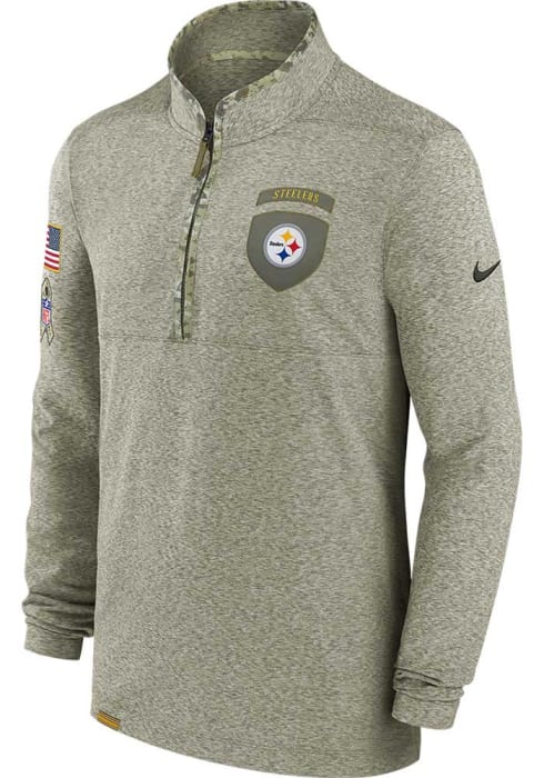 Nike Pittsburgh Steelers SALUTE TO SERVICE Pullover - Olive
