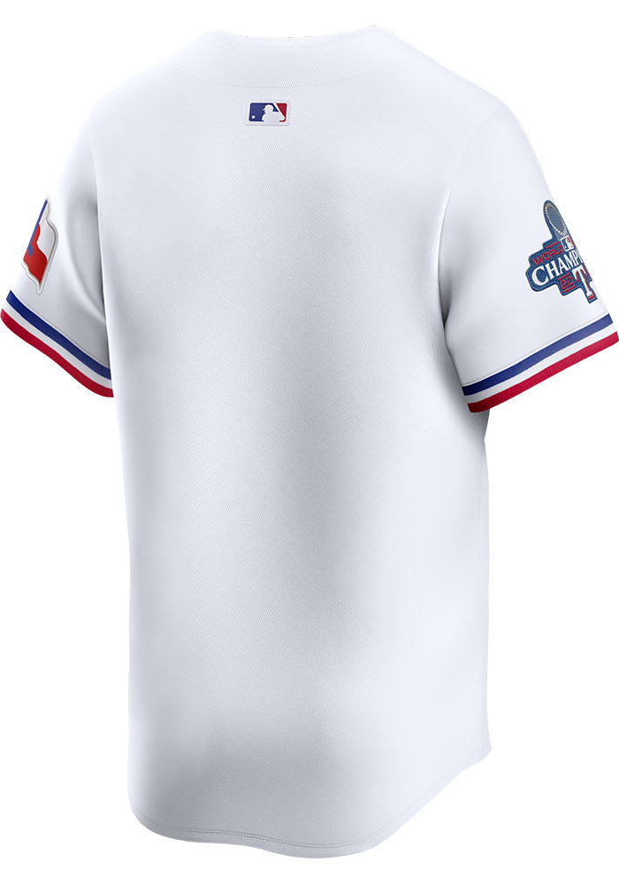 Nike Texas Rangers Mens WHITE 2023 WS CHAMPS Limited
