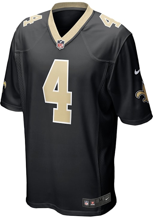 Derek Carr New Orleans Saints BLACK Home Game Jersey 17327455