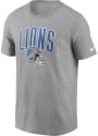 Detroit Lions Nike ESSENTIAL TEAM ATHLETIC T Shirt - Grey