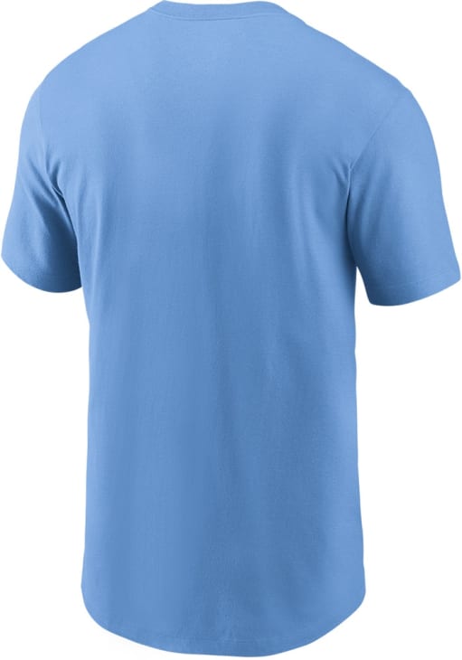Nike Philadelphia Phillies Light Blue Retro Logo Essential Cotton Short Sleeve T Shirt