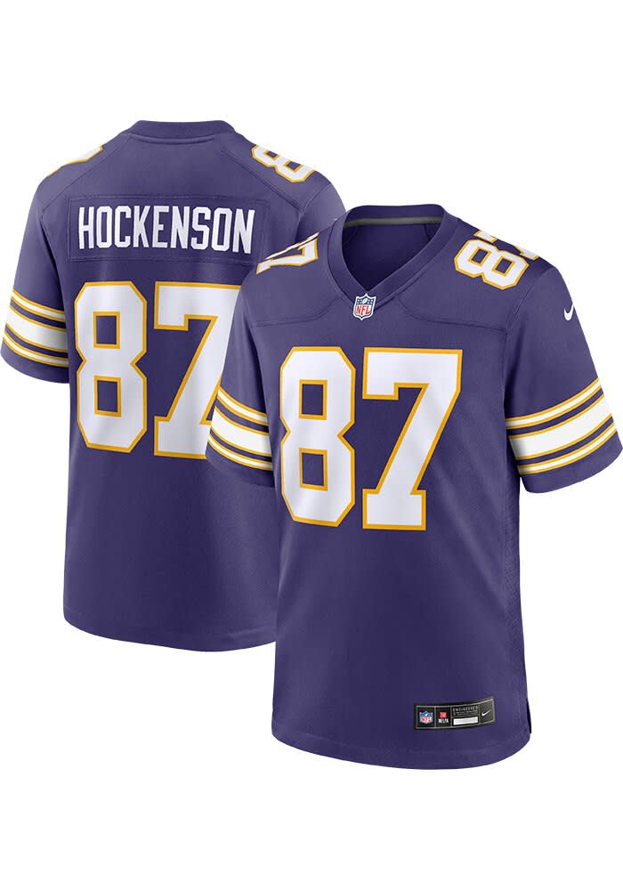 TJ Hockenson Minnesota Vikings PURPLE Alt Jersey - 17328023