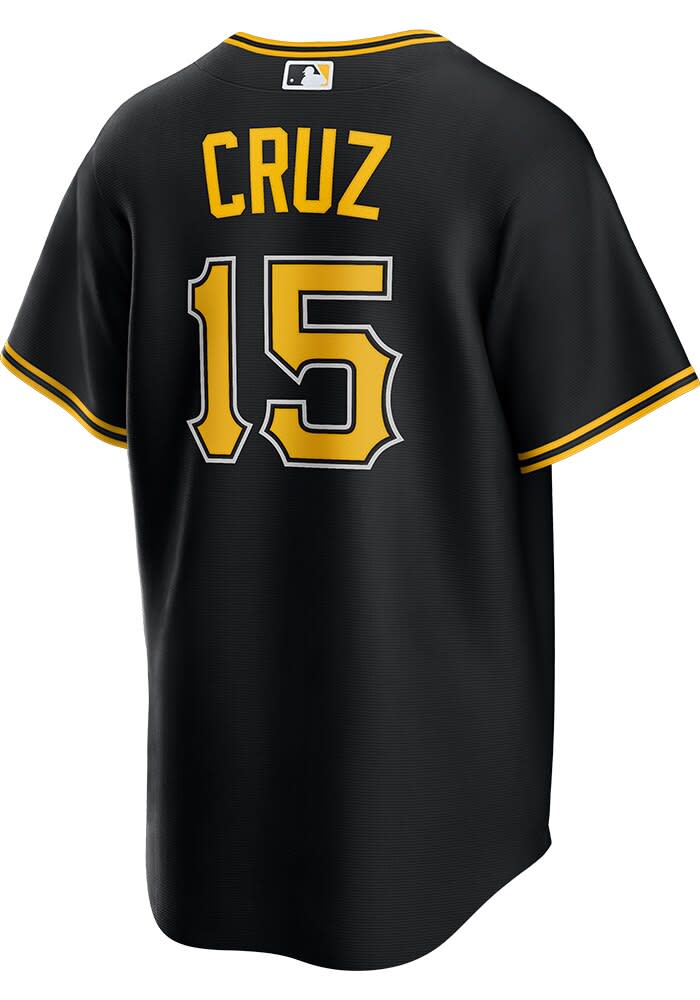 Oneil Cruz Pittsburgh Pirates Mens Replica BLACK Alt Jersey - 17328149