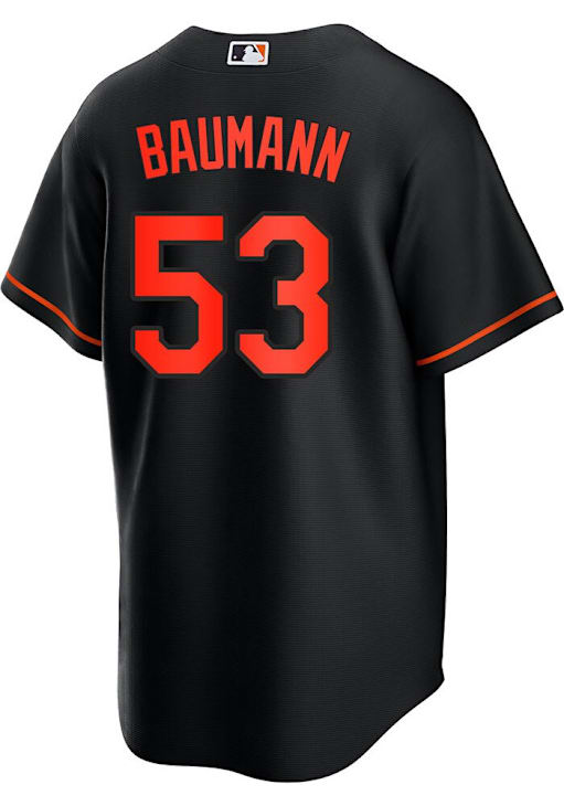 Mike Baumann Orioles Replica Alt Jersey