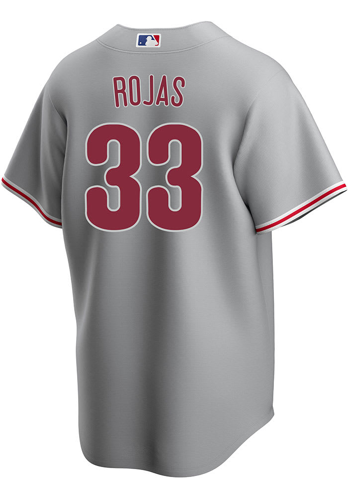 Johan Rojas Philadelphia Phillies Mens Replica GREY Away Jersey