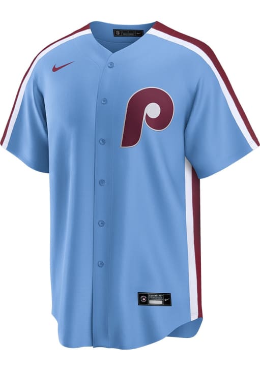 Ranger Suarez Philadelphia Phillies Mens Replica Alt Jersey - Light Blue