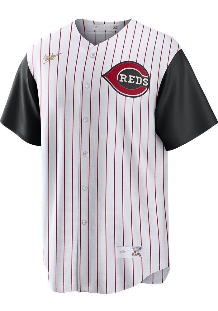 Cincinnati Reds Nike Home Cooperstown Jersey White