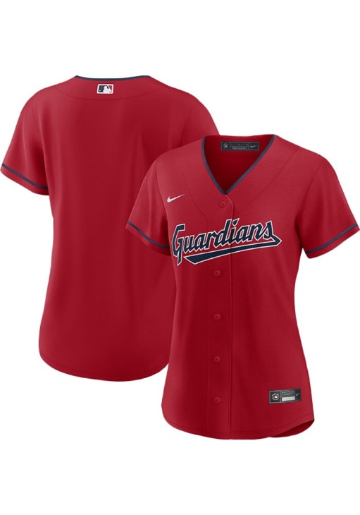 Cleveland Guardians Womens Red Alt Limited Baseball Jersey