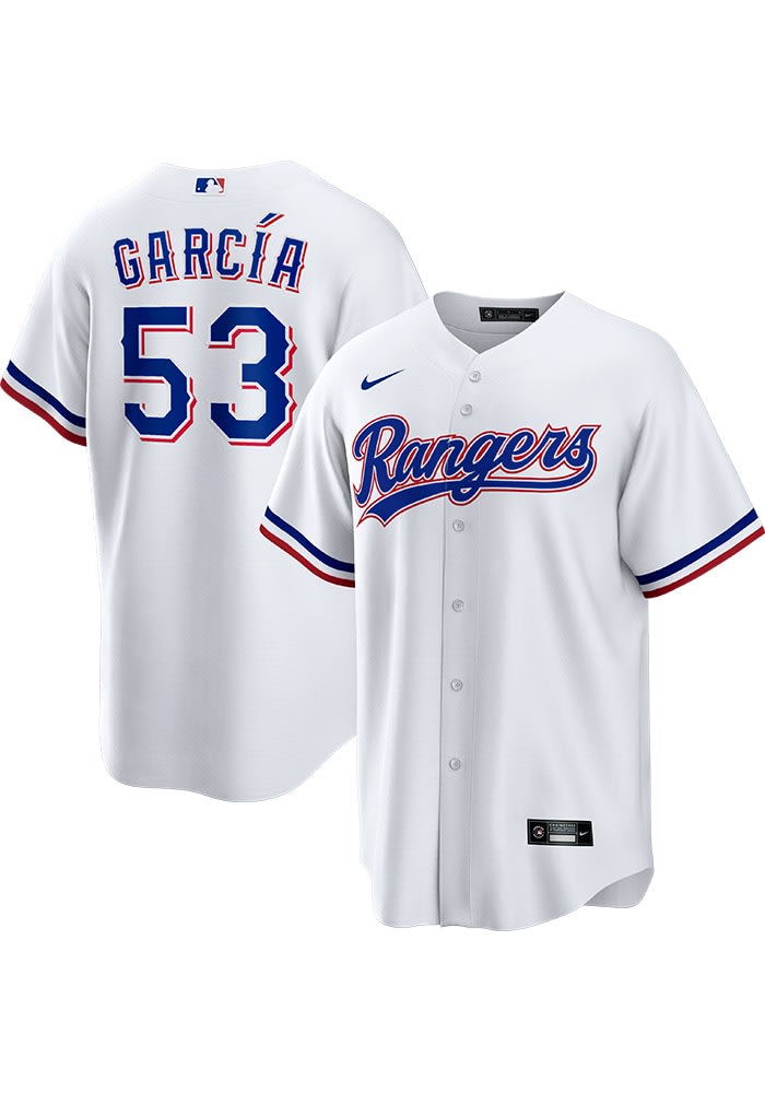 Adolis Garcia Texas Rangers Mens Replica WHITE Home Jersey - 17328659