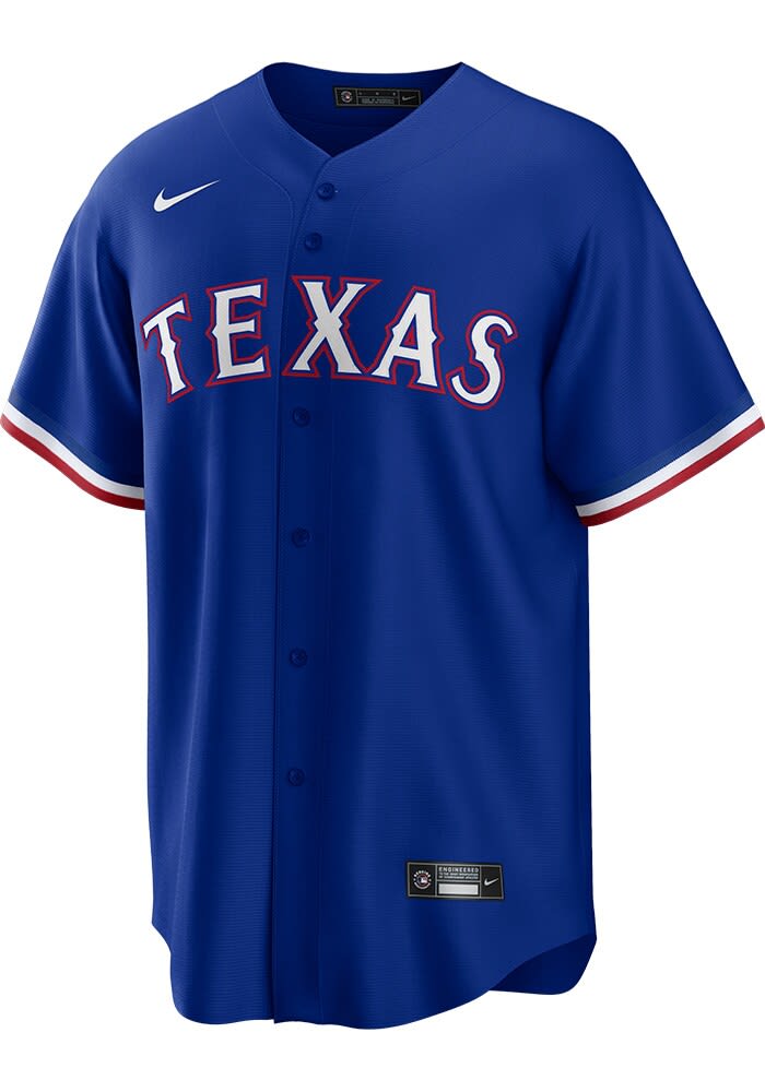 Men's Texas Rangers Elvis Andrus Majestic Royal Alternate