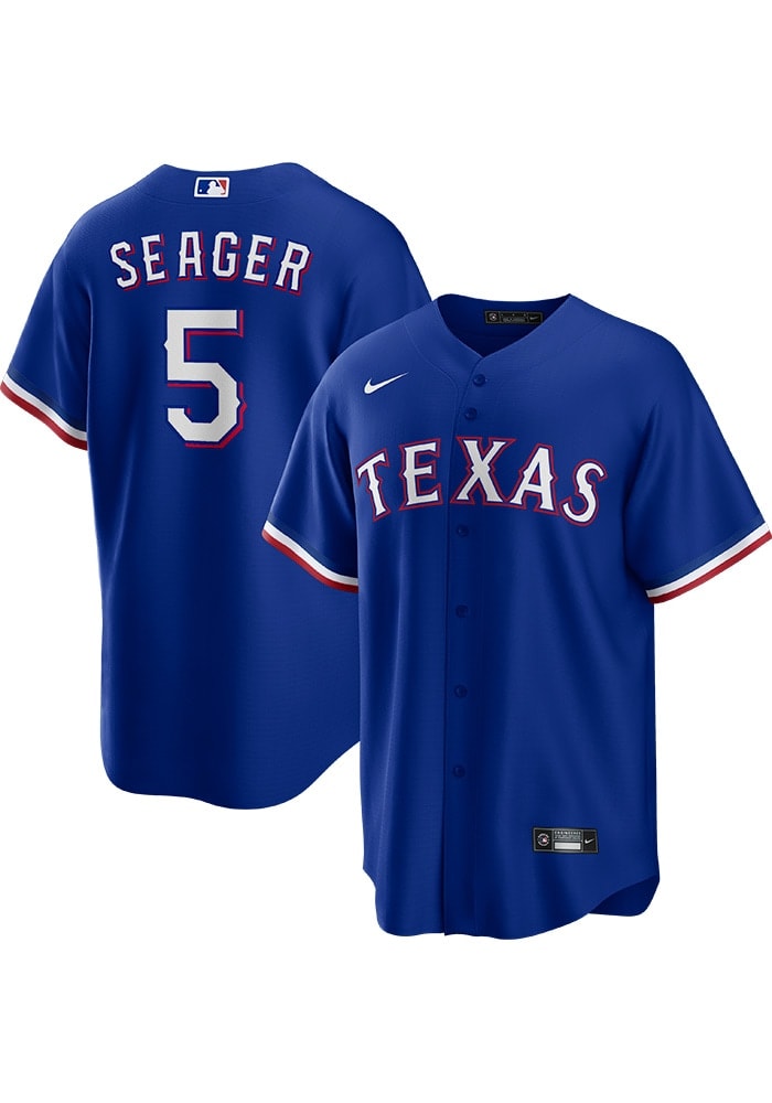 Nike MLB Texas Rangers Corey Seager Men s Replica Baseball Jersey