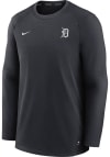 Main image for Nike Detroit Tigers Mens Navy Blue Pregame Long Sleeve Sweatshirt