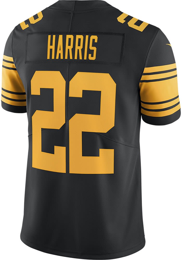 「NJR」 Najee Harris Pittsburgh Steelers Mens BLACK ALTERNATE