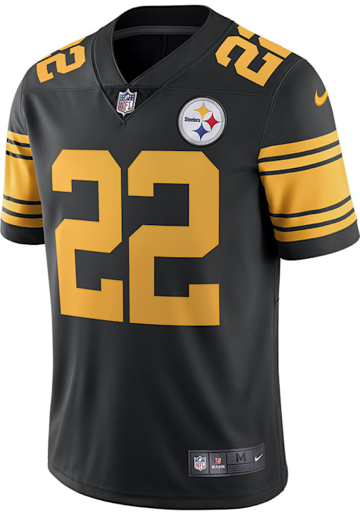 Najee Harris Pittsburgh Steelers Mens BLACK ALTERNATE Limited