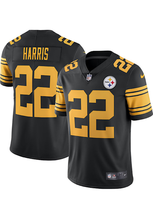 Najee Harris Pittsburgh Steelers Mens BLACK ALTERNATE Limited