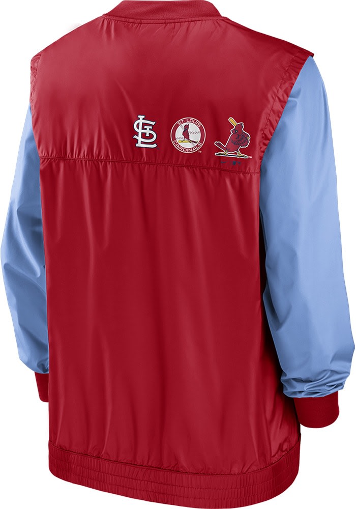 Nike St Louis Cardinals Mens Rewind Warm Up WHITE Pullover