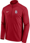 Main image for Nike St Louis Cardinals Mens Red Team Agility Long Sleeve 1/4 Zip Pullover