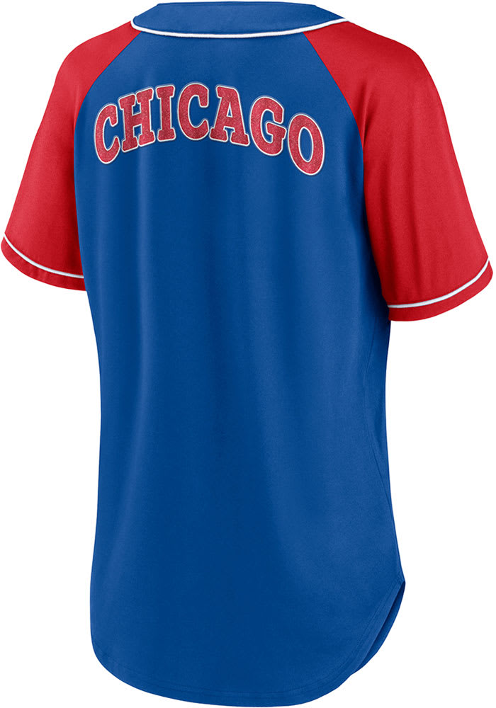 Womens blue 2024 cubs jersey