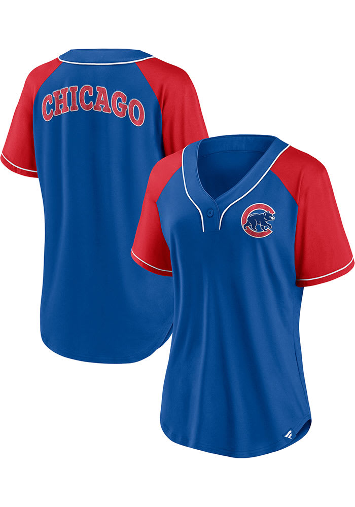 Womens blue cubs store jersey