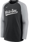 Main image for Nike Chicago White Sox Mens Black Pregame Long Sleeve Sweatshirt