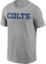 Indianapolis Colts Nike Wordmark Essential T Shirt - Grey