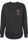 Main image for Paige Miller Rally Womens Black Cincinnati Bearcats NIL Embroidered Crew Sweatshirt