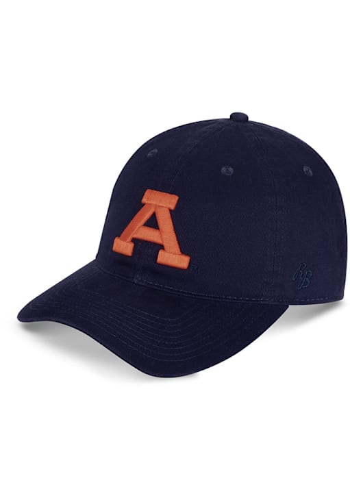 Original Retro Brand Auburn Tigers Vault A Adjustable Hat - Navy Blue