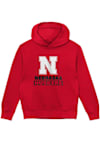 Main image for Boys Red Nebraska Cornhuskers Team Primary Logo Long Sleeve Hooded Sweatshirt
