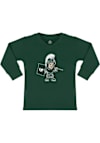 Main image for Sparty Creative Knitwear Toddler Green Michigan State Spartans Baby Sparty Long Sleeve T-Shirt