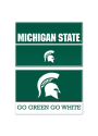 Michigan State Spartans Go Green 2pk Magnet