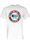 Main image for Big Ten White Blue 84 Big Ten 10k Short Sleeve T Shirt