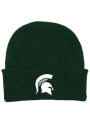 Michigan State Spartans Solid Newborn Knit Hat - Green