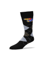 Kansas Jayhawks Acrylic Argyle Socks - Black
