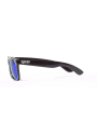 Xavier Musketeers Blue Lense Sunglasses - Black
