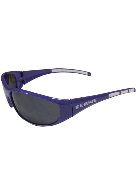 Wrap K-State Wildcats Mens Sunglasses - Purple