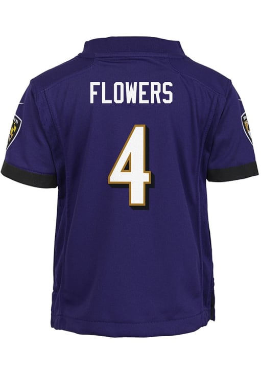 Zay Flowers Baltimore Ravens Boys Purple Nike Nike Game Football Jersey