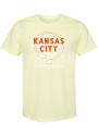Kansas City Bozz Prints Western Auto Sign Fashion T Shirt - Yellow
