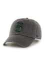 Michigan State Spartans 47 Clean Up Adjustable Hat - Charcoal