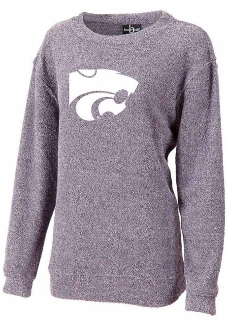 Womens Purple K-State Wildcats Cozy Crew Sweatshirt