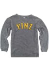 Main image for Pittsburgh Womens Grey Yinz Cozy Long Sleeve Crew Sweatshirt